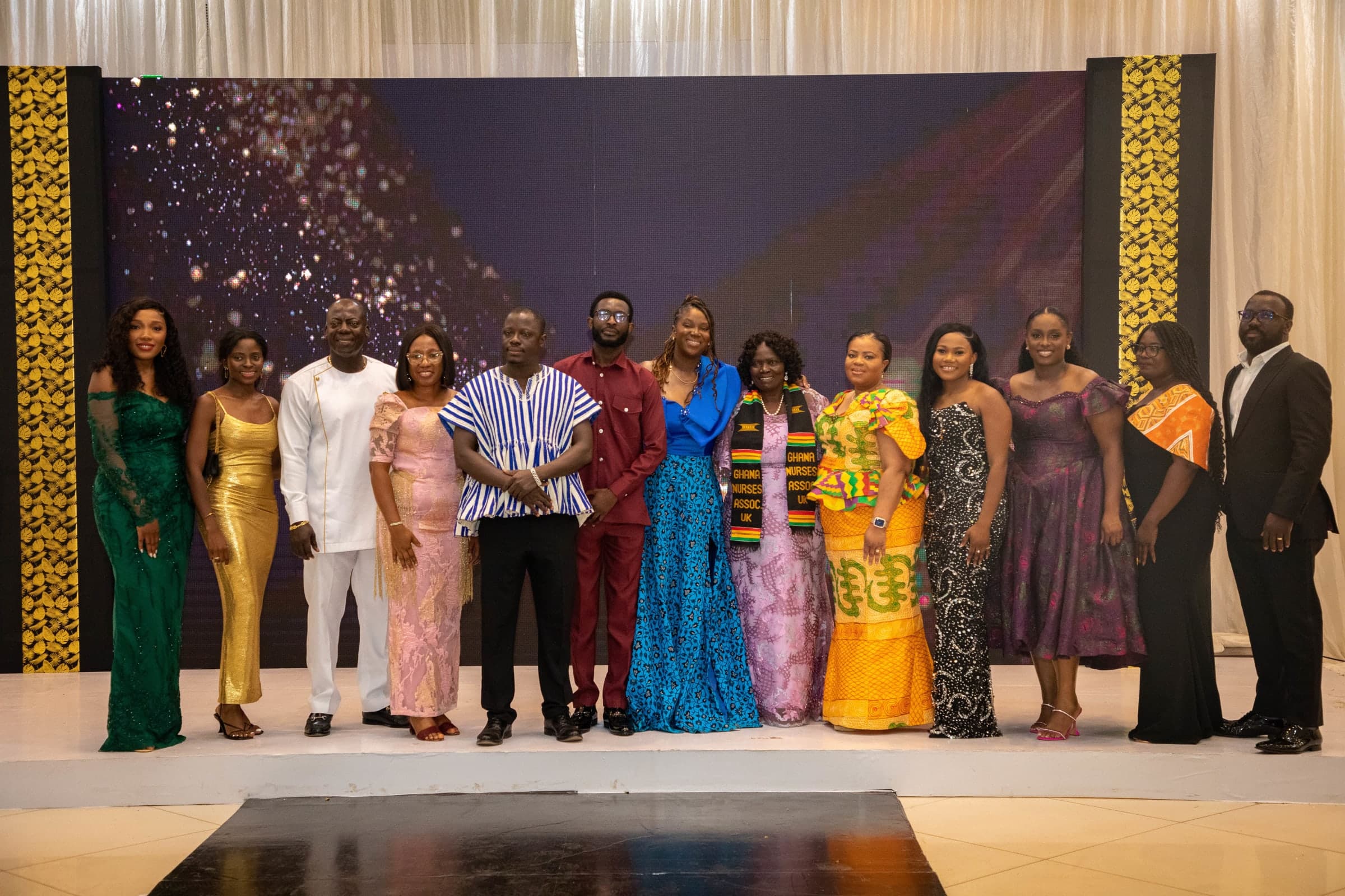 African-Diaspora nursing leaders and clinicians at a formal G-DNA gathering in Ghana